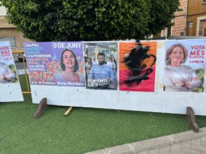 Vandalismo electoral en Albalat dels Sorells